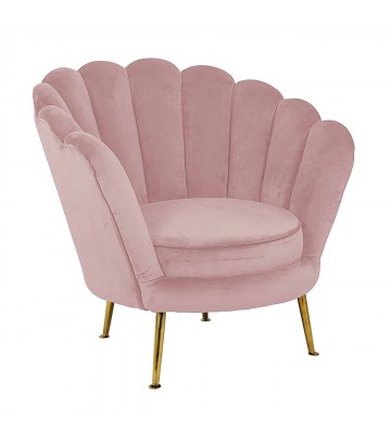Armchair Perla Pink Velvet...